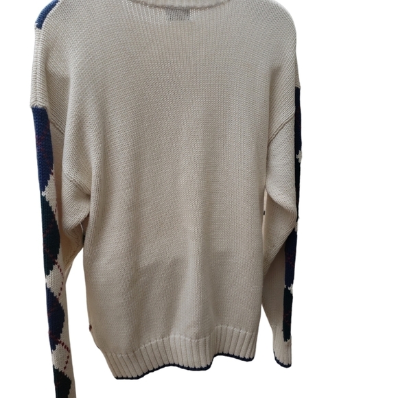 Vintage Brooks Brothers Cable Knit Sweater. Size L. 100% cotton - Picture 3 of 6